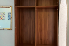 Schritt 1, Schrank in Nische montiert